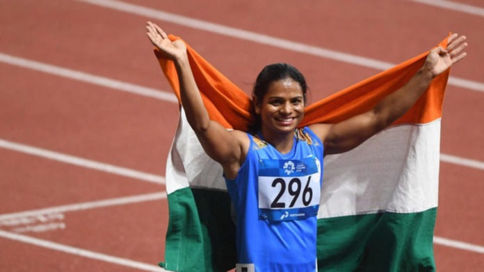 Dutee Chand clinches 100m gold at Khelo India University Games