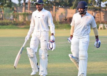 Govind Poddar (L) and Anurag Sarangi batted well for Odisha