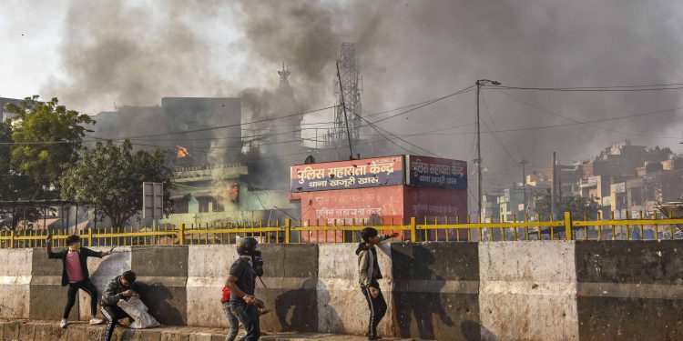 Even kids took part in the mob violence witnessed Tuesday morning