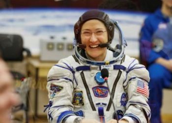 NASA astronaut who set female space record back on Earth