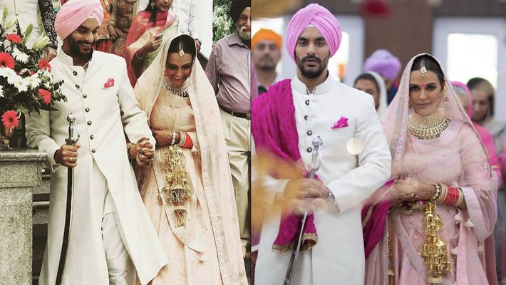 Son of Indian cricket legend married Neha Dhupia in secret at gurudwara