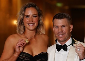 Ellyse Perry and David Warner