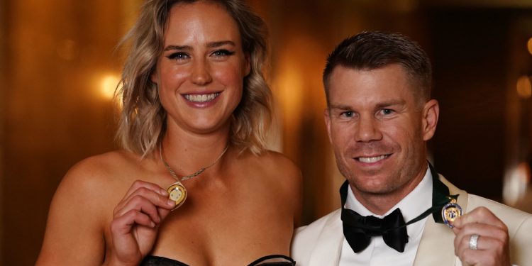 Ellyse Perry and David Warner