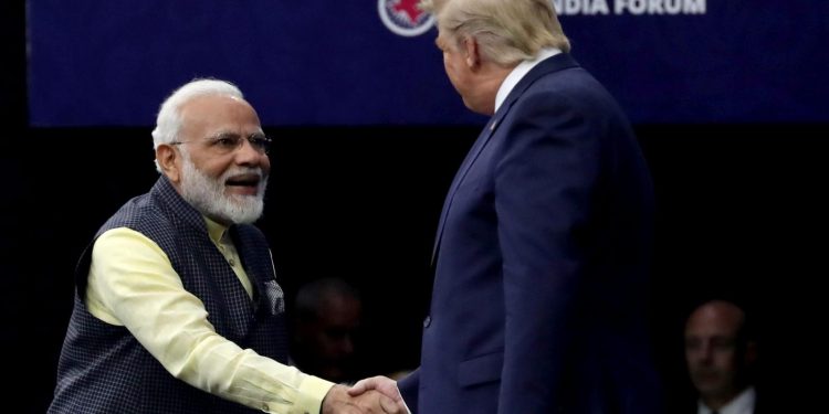 File photo of PM Narendra Modi with US President Donald Trump (Photo: Reuters/Jonathan Ernst)