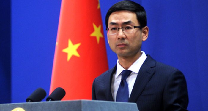 Chinese foreign ministry spokesperson Geng Shuang