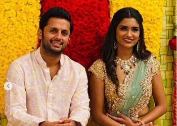 Telugu actor Nithiin gets engaged to Salini; see pics