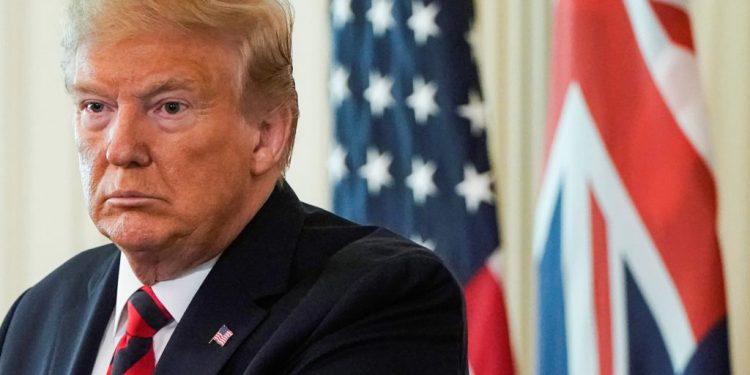 U.S. President Donald Trump addresses a joint news conference with Australia’s Prime Minister Scott Morrison in the East Room of the White House in Washington, U.S., September 20, 2019. REUTERS/Joshua Roberts