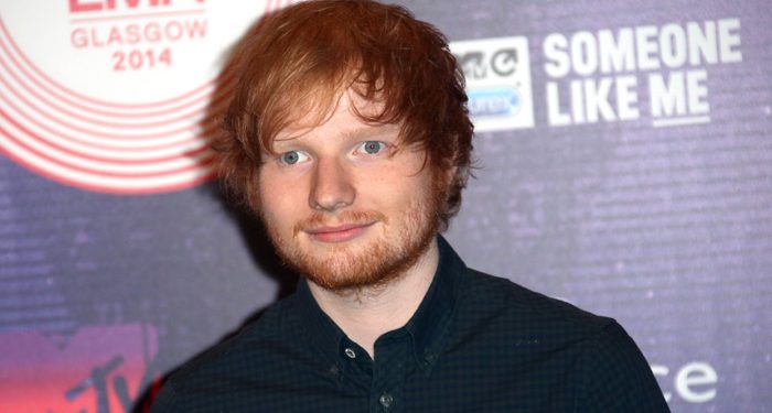 Singer Ed Sheeran
