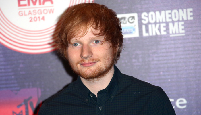 Singer Ed Sheeran