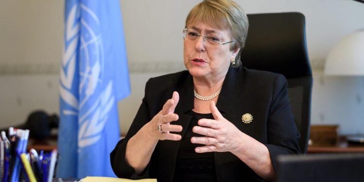 United Nations High Commissioner for Human Rights Michelle Bachelet (Photo: Reuters)