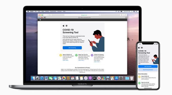 Apple launches COVID-19 website, app with screening tool