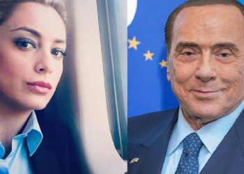 Silvio Berlusconi with Marta Fascina