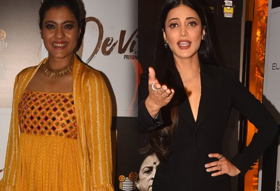 Kajol, K.Jo among B-towners spotted at special screening of short film 'Devi'