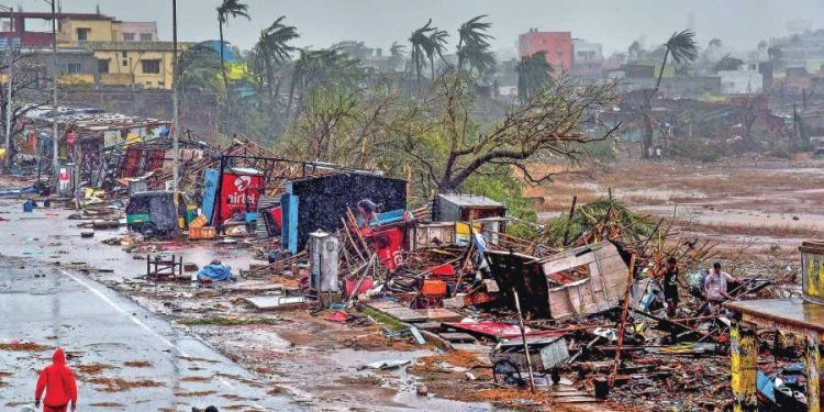 File photo of Puri raaged by cyclonic storm Fani that wreaked havoc in coastal Odisha May 3, 2019