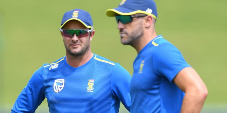 Mark Boucher (left) and Faf du Plessis