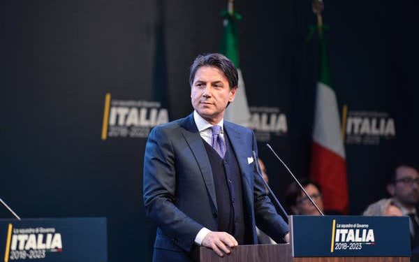 Italy Prime Minister Giuseppe Conte