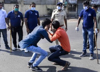 Lockdown violators being disciplined in Mumbai