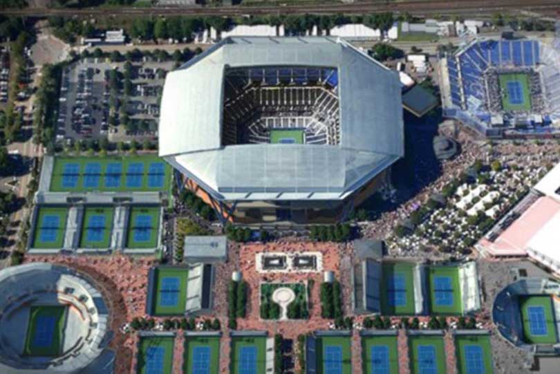 COVID19 US Open tennis site in New York being converted into
