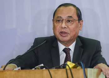 File photo of former Chief Justice of India Ranjan Gogoi. (PTI)