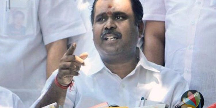 Tamil Nadu Revenue Minister RB Udhayakumar