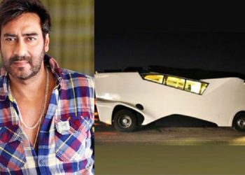 Ajay Devgn’s vanity van is as luxurious as his house; see pics  