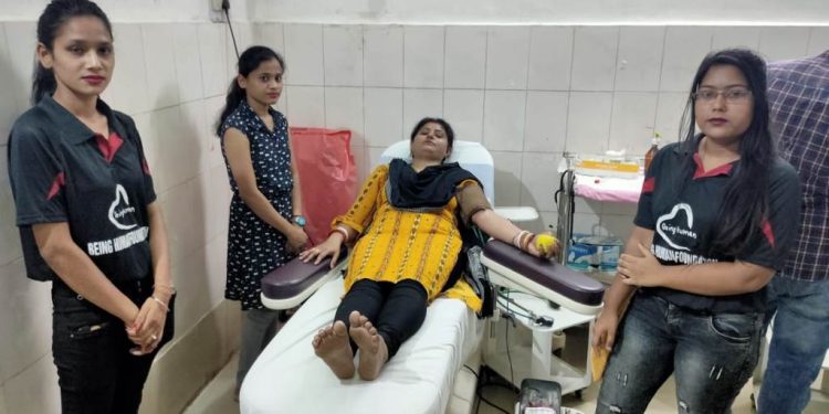 Blood donation camp organised at Bolangir amid lockdown