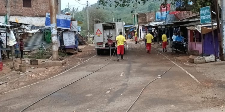 Sanitisation drive launched at R Udaygiri