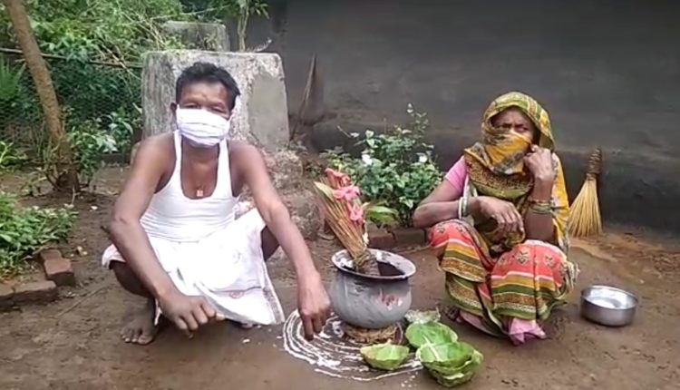 Special ‘puja’ performed by villagers to save people from COVID-19