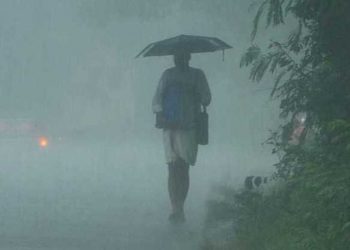 Thunderstorm and rainfall