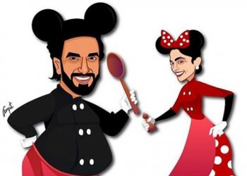 Lockdown diaries: Ranveer Singh and Deepika Padukone channel inner Mickey and Minnie Mouse