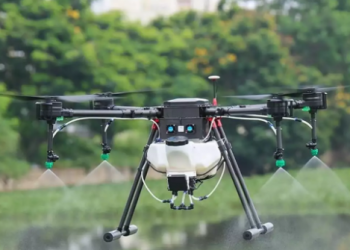 BMC initiates disinfectant drive using drones