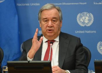 UN General Secretary Antonio Guterres