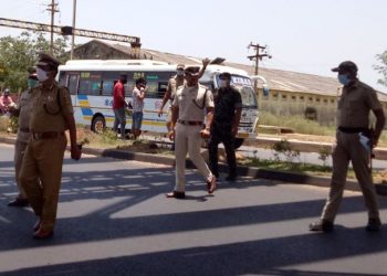 DGP Abhay reviews Cyclone Amphan preparedness by Bhadrak district admin