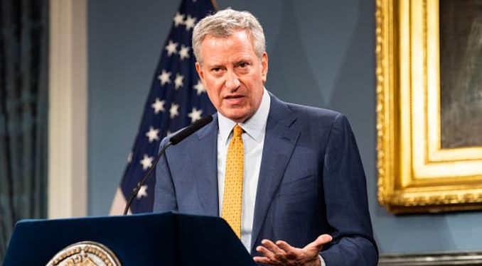 New York City Mayor Bill de Blasio