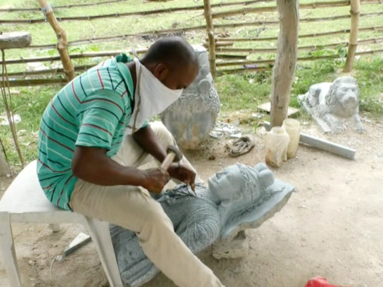 Keonjhar sculpture art dying a slow death amid lockdown