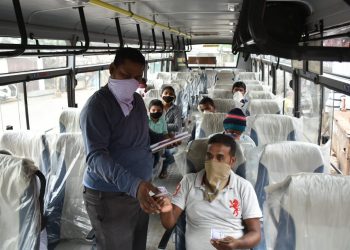 Relief for public as bus services resume in Odisha, but COVID-19 fear lurks