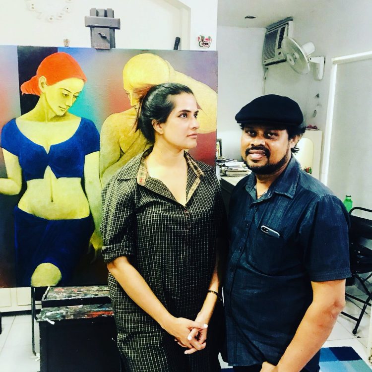 Sona Mohapatra collaborates with artist Asit Kumar Patnaik for new