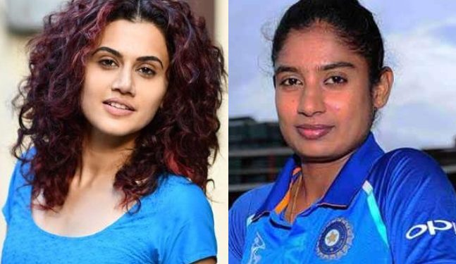 Taapsee Pannu and Mithali Raj