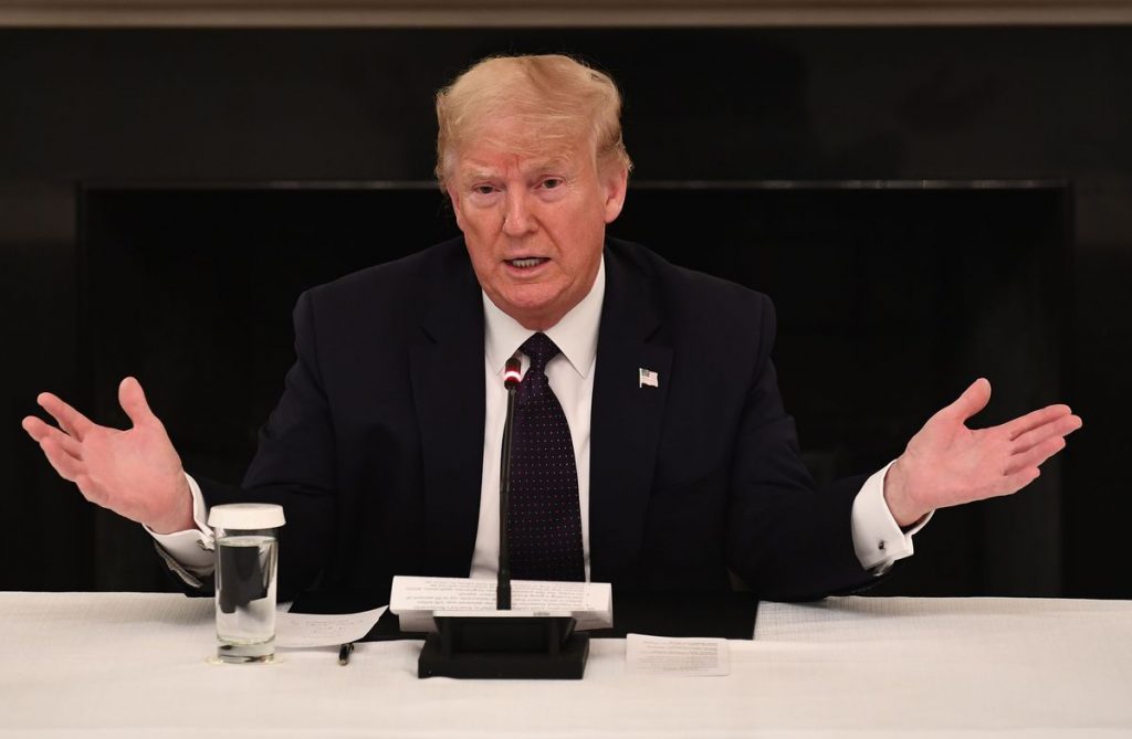Trump says he fired state Dept. watchdog at Pompeo's request
