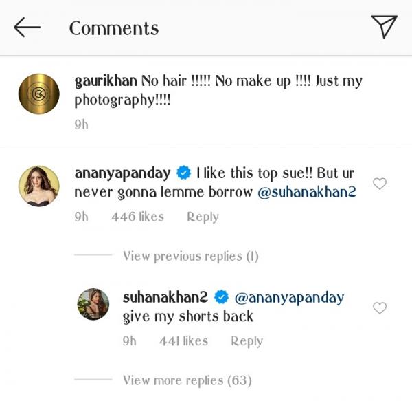 Ananya Panday wants to borrow Suhana Khan's top