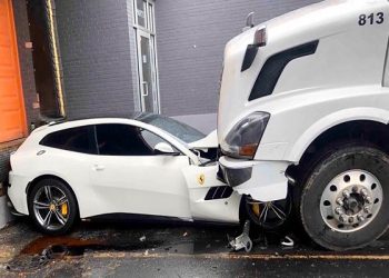 Fired from job, employee rams Volvo truck into bossâs Ferrari.