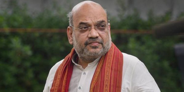 Home Minister Amit Shah. Pic courtesy: The Hindu