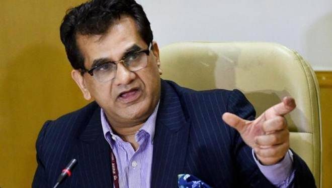 Niti Aayog CEO Amitabh Kant. Pic courtesy: The Financial Express