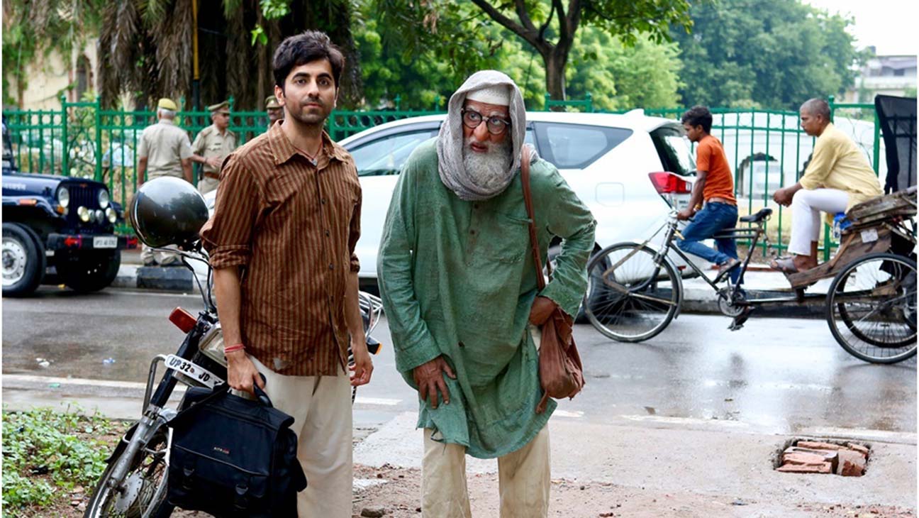 Ayushmann Khurrana and Amitabh Bachchan