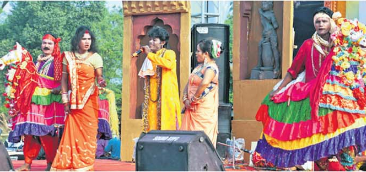 File photo of artistes performing ‘Ghodanacha’