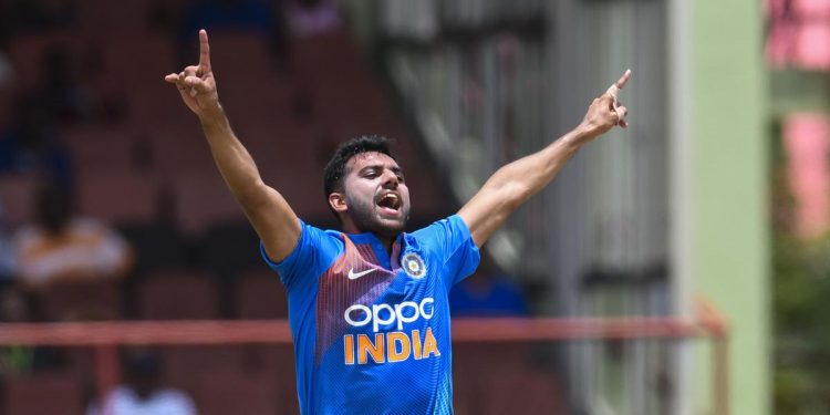 Deepak Chahar. Pic courtesy: AFP/Scroll.in