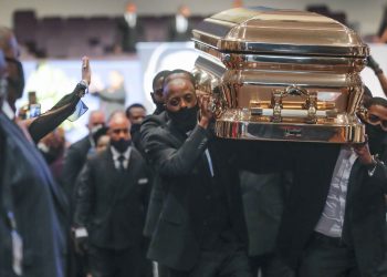 Casket of George Floyd