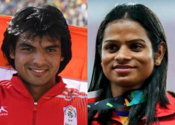 Neeraj Chopra (L) & Dutee Chand