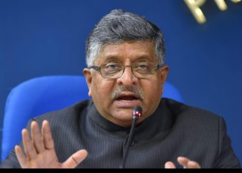 Union Minister Ravi Shankar Prasad. Pic courtesy: PTI