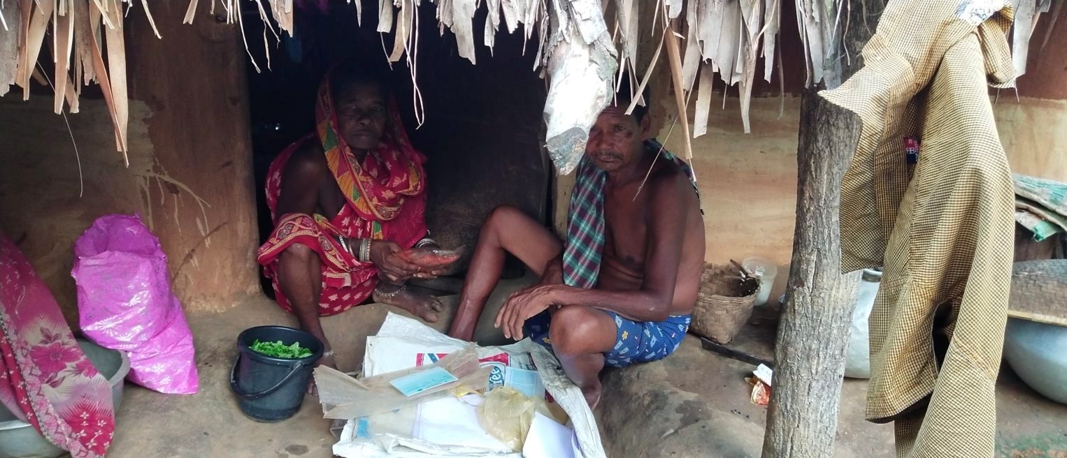 Sagar Munda, Jema Munda at their home